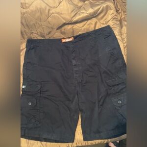 Lee Men's Black Cargo Shorts